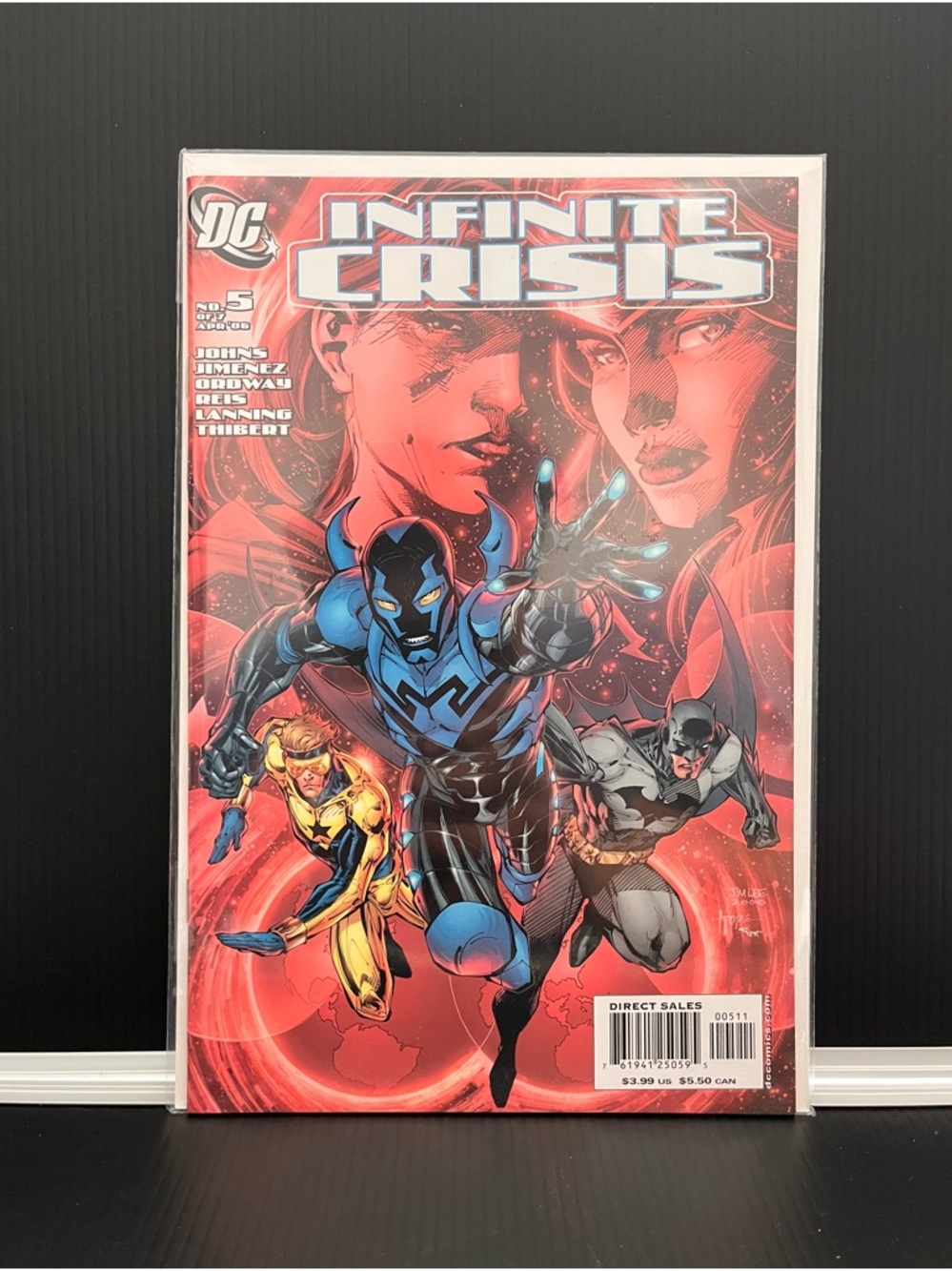 🔑 Infinite Crisis #5 1st Appearance of Jaime Reyes as Blue Beetle 2006 DC Comics - Picture 3 of 3